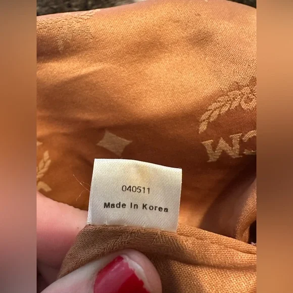 MCM Cognac Visetos Satchel ✨🎉Host Pick 🎉✨ - Picture 8 of 16